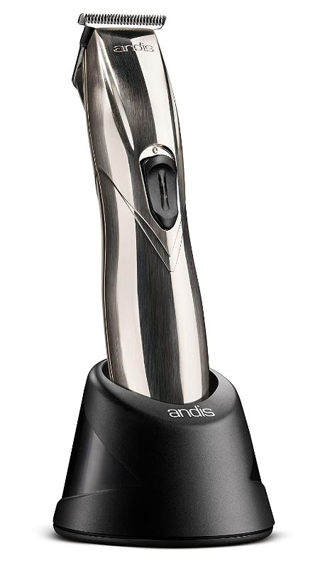 Photo 1 of Andis 32400 Slimline Pro Cord/Cordless Beard Trimmer, Lithium Ion T-blade Trimmer, Close Cutting T-Blade Zero Gapped, Chrome
