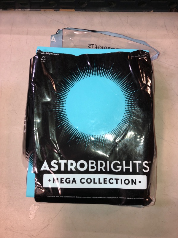 Photo 2 of Astrobrights Mega Collection, Colored Cardstock, Bright Blue, 320 Sheets, 65 lb/176 gsm, 8.5" x 11" - MORE SHEETS! (91628)

