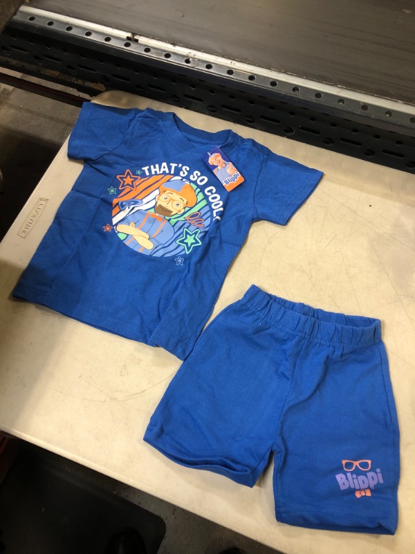 Photo 1 of BLIPPI T-SHIRT/SHORTS SET ++T-SHIRT SIZE : 4T & SHORTS SIZE : 2T++