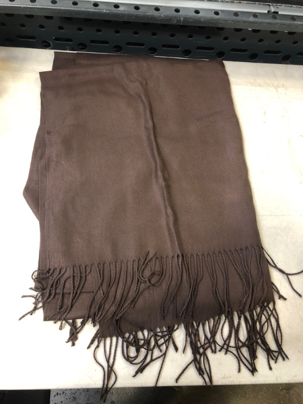 Photo 1 of BROWN FRINGE SCARF
