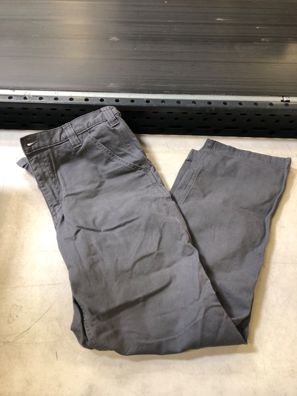 Photo 1 of CARHARTT - MENS GREY JEAN PANTS - RELAXED FIT - SIZE : 34 X 32