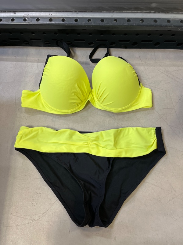 Photo 1 of 2PC NEON BATHING SUIT - L 