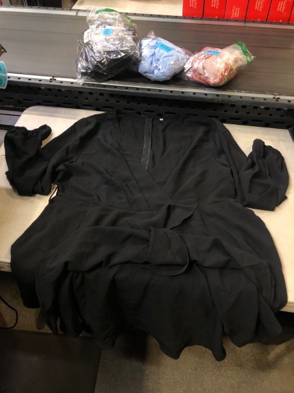 Photo 1 of BLACK SHORTS / LONG SLEEVE ROMPER  - 2XL