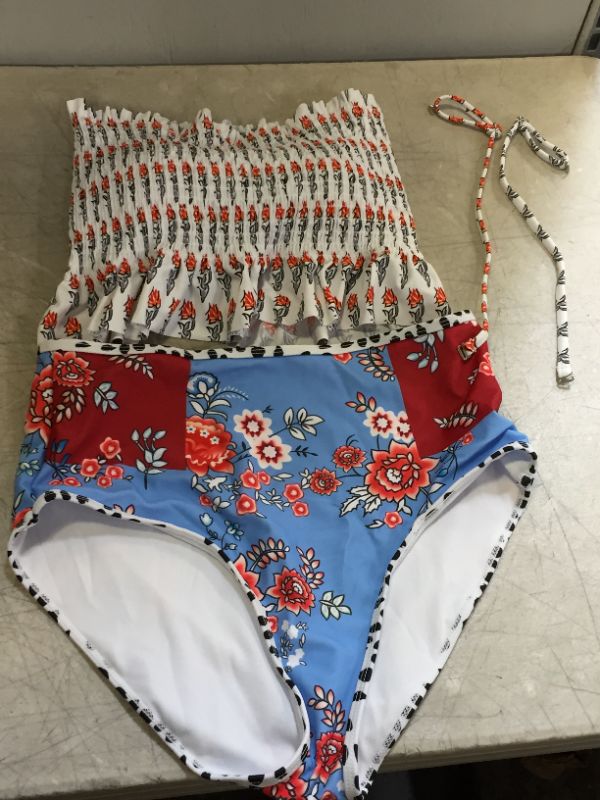 Photo 1 of WOMENS 2 PIECE BATHING SUIT MEDIUM