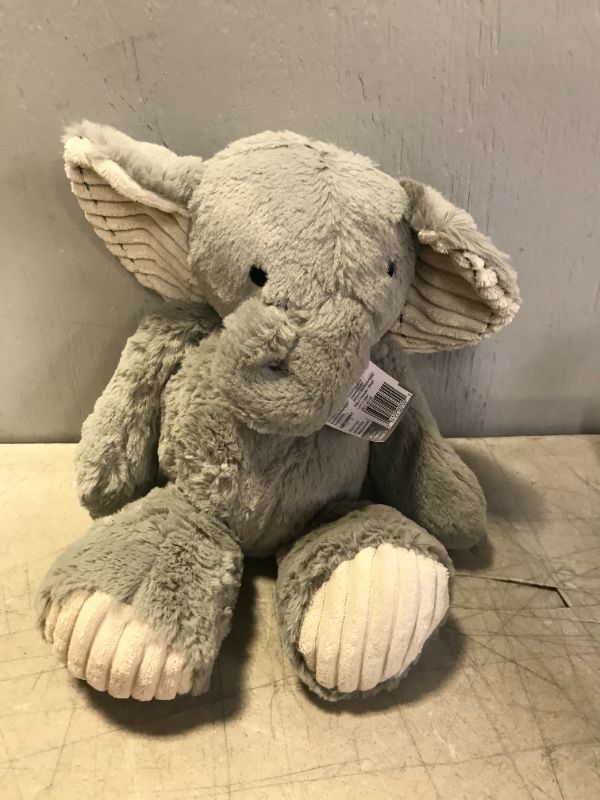 Photo 2 of Lambs & Ivy Jungle Safari Gray Plush Elephant Stuffed Animal Toy - Jett
