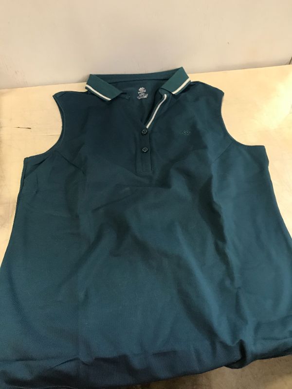 Photo 1 of MOFIX WOMENS LARGE TENNIS SLEEVELESS COLLAR SHIRT 