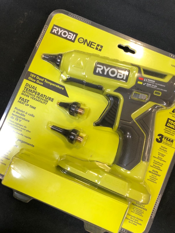 Photo 6 of TTI 18-Volt Cordless Dual Temperature Glue Gun P307 (Tool Only) FACTORY SEALED BRAND NEW 
