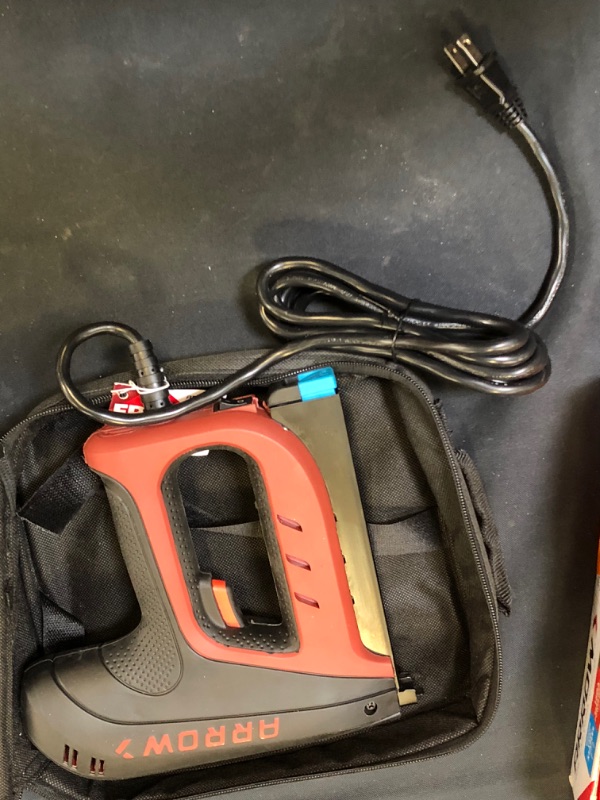 Photo 4 of 6 in. Electric Stapler and Brad Nailer
[ POWER WORKS UNABLE TO TEST FOR PROPER FUNCTION / GUN ONLY NO  EXTRA PIECES INCLUDED ] 