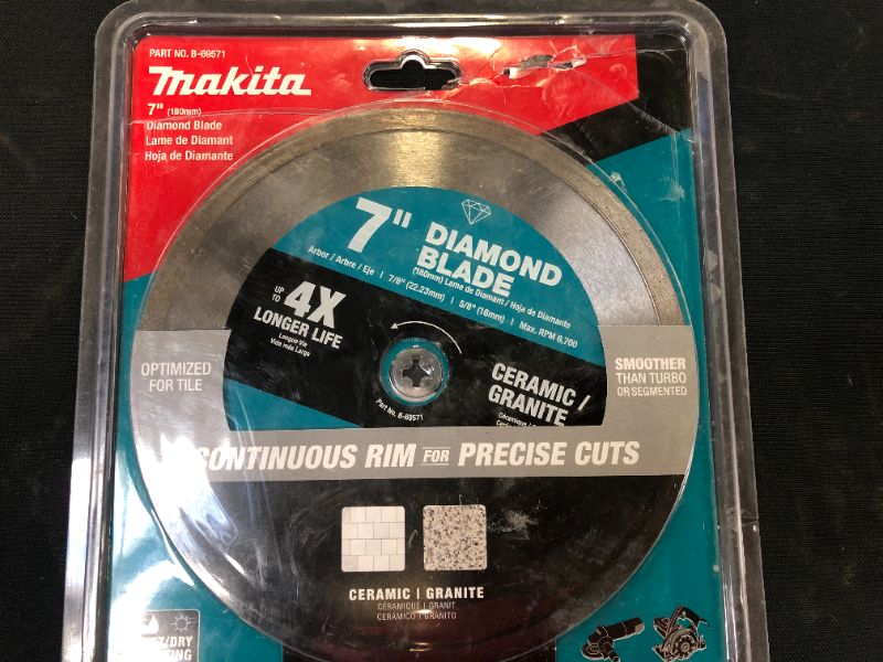 Photo 2 of 7 in. Continuous Rim Diamond Blade for General Purpose
