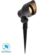 Photo 1 of Low-Voltage 20-Watt (Bi-Pin) Black Outdoor Landscape Flood Light
