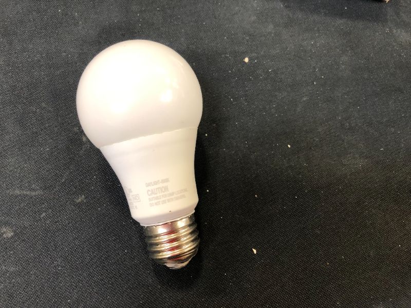 Photo 2 of 60-Watt Equivalent Daylight (5000K) A19 IntelliBulb Dusk to Dawn CEC Title 20 Compliant 90+ CRI LED Light Bulb 2 pack 
