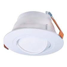 Photo 1 of RA 6 in. Selectable CCT New Construction or Remodel Canless Recessed Adjustable Gimbal Integrated LED Kit
