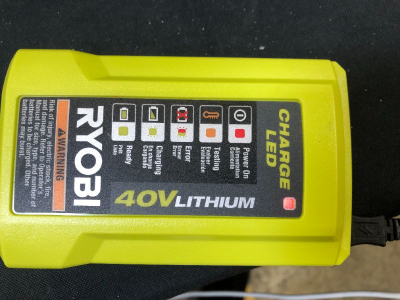 Photo 4 of 40V Lithium-Ion 2.0 Ah Battery and Charger
