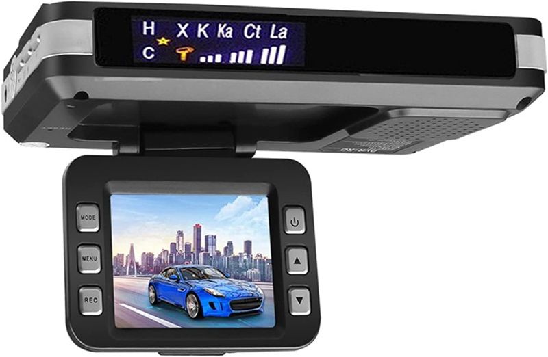 Photo 1 of ADGH Dash Cam,Flow Radar Detector Car DVR 2 in 1 Video Recorder 720P Car Dash Cam G-Sensor Camera Dashcam Hidden Recorders Night Vision
