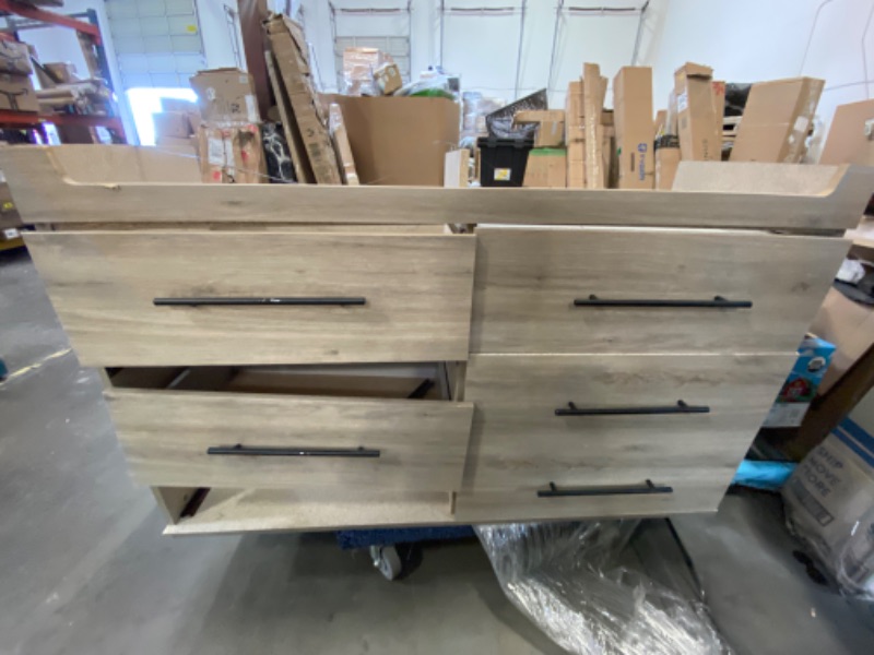 Photo 3 of South Shore Primo 6-Drawer Double Dresser, Rustic Oak