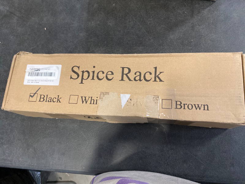 Photo 3 of Spice Rack Shelf for Stove black (15 1/2") NEW 