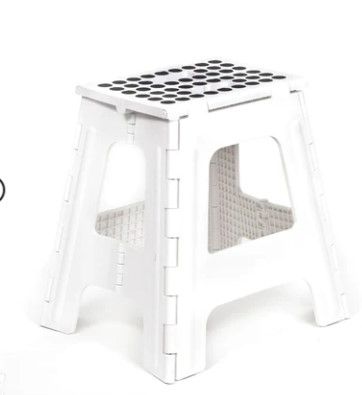 Photo 1 of Step Stool Folding Tall White 
