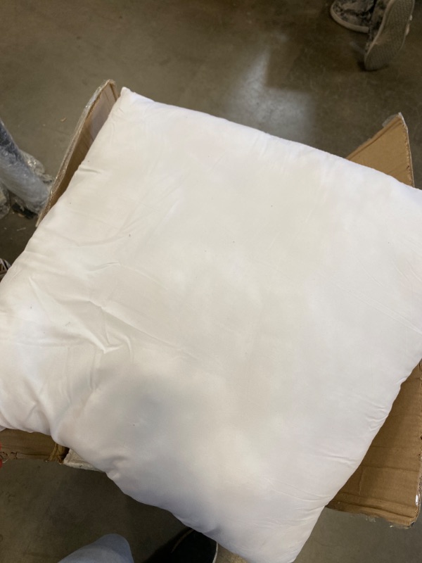 Photo 2 of  Bedding Throw Pillows (Set of 4, White), 20 x 20 Inches Pillows