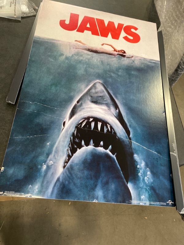 Photo 4 of Trends International Jaws - One Sheet Wall Poster, 14.725" x 22.375", Black Framed Version