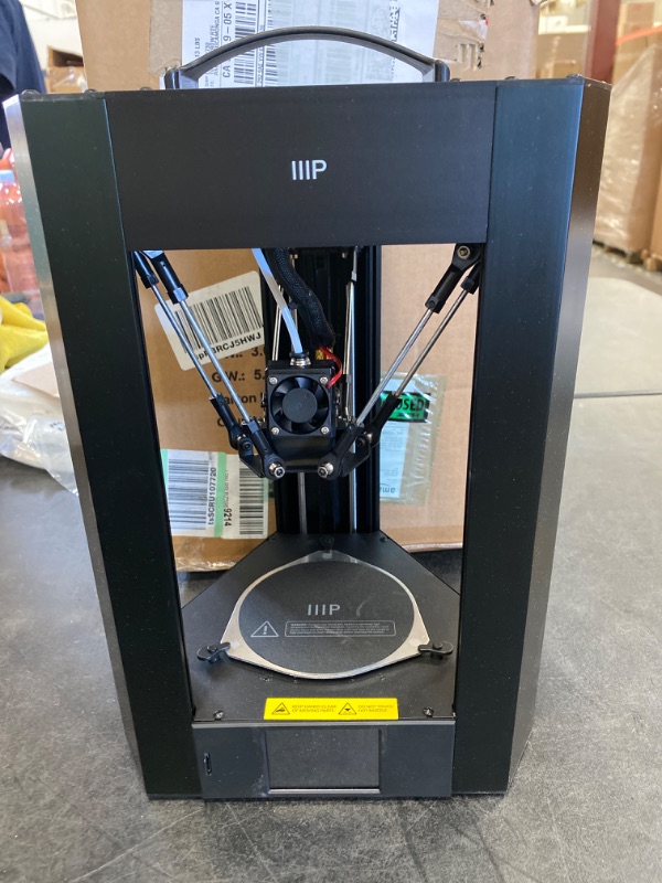 Photo 2 of Monoprice Delta PRO 3D Printer with (270 x 300 mm) Heated Glass Build Plate, Auto Leveling, Triple Fan, PID Tuning, Fully Assembled Delta Pro (270 x 300 mm)