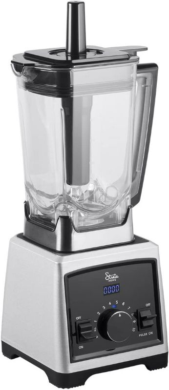 Photo 1 of Monoprice Pro High Powered Blender With 6 Stainless Steel Blades, 2 Liter Capacity, 1450 Watts, 25000 rpm Motor, BPA Free And Dishwasher Safe From Strata Home Collection NEW 