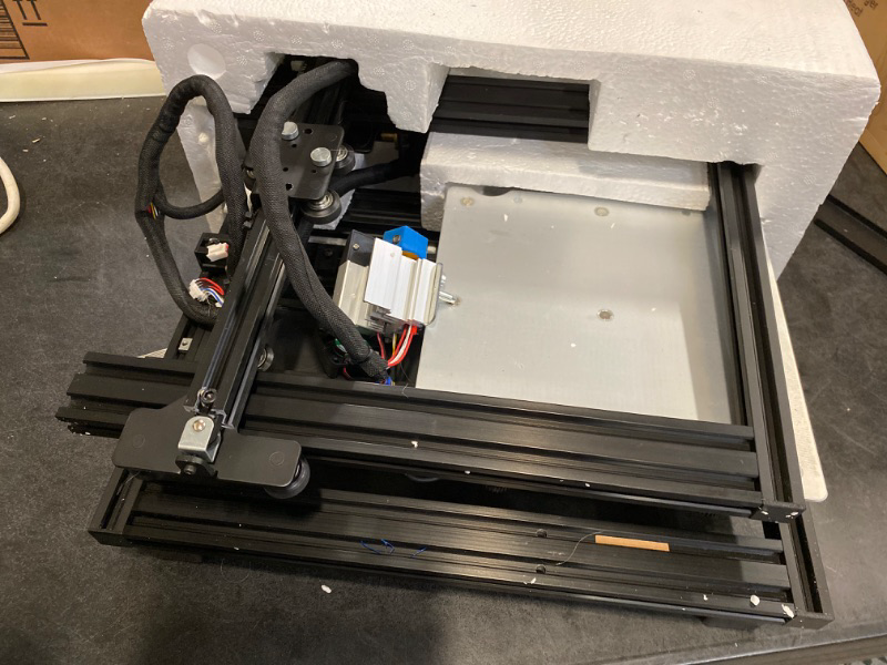 Photo 2 of Monoprice MP10 Mini 3D Printer - Black with (200 x 200 mm) Magnetic Heated Build Plate, Resume Printing Function, Assisted Leveling, and Touch Screen