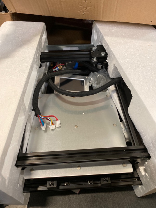 Photo 2 of Monoprice MP10 Mini 3D Printer - Black with (200 x 200 mm) Magnetic Heated Build Plate, Resume Printing Function, Assisted Leveling, and Touch Screen