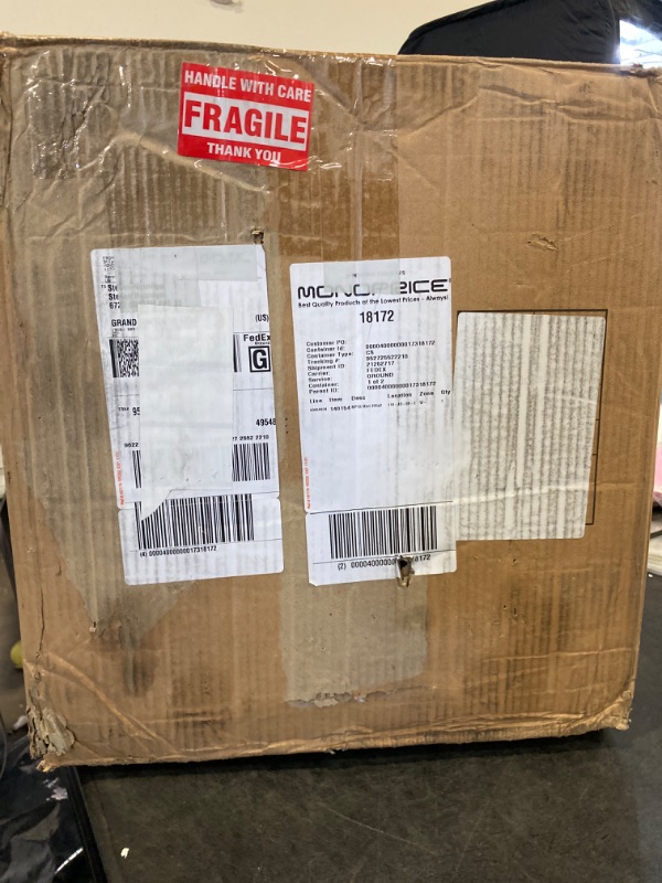 Photo 1 of Monoprice MP10 Mini 200x200mm 3D Printer. Magnetic Heated Build Plate, Resume Printing Function, Assisted Leveling, and Touch Screen (open Box) 
