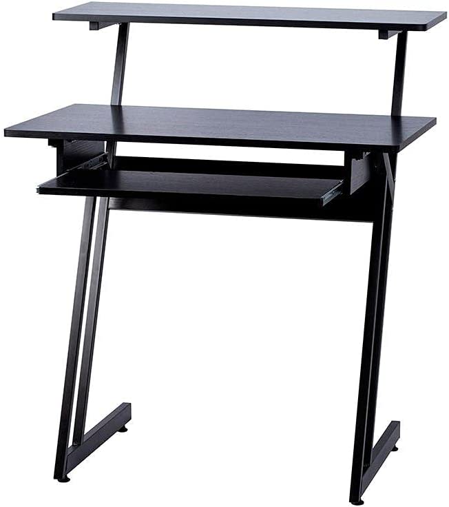 Photo 1 of Monoprice Recording Desk with Raised Platform and Keyboard Tray, Workstation, Stable & Lightweight, for Home Studio Stage Right Series, Black NEW 
