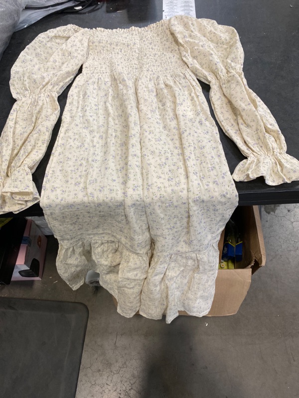 Photo 2 of Women’s Baby Shower Dress, Nursing Cotton Yuki Dress, Muslin Maternity Gown for Photoshoot