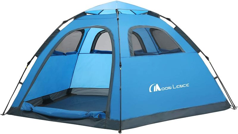 Photo 1 of Moon Lence Instant Pop Up Tent Family Camping Tent Portable Tent Automatic Tent Waterproof Windproof for Camping Hiking Mountaineering
