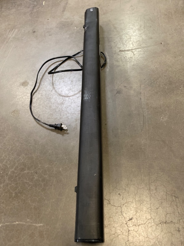 Photo 1 of Monoprice SB-100 2.1-ch Soundbar - Black - 36 Inches with Built in Subwoofer, Bluetooth, Optical Input, and Remote Control
