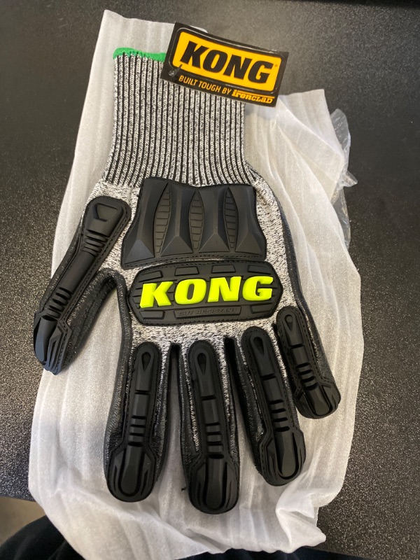 Photo 2 of Ironclad KONG Knit Cut Resistant Glove; TPR Impact Protection, Foam Nitrile Coating, A4 Cut Resistant, Sized S NEW 
