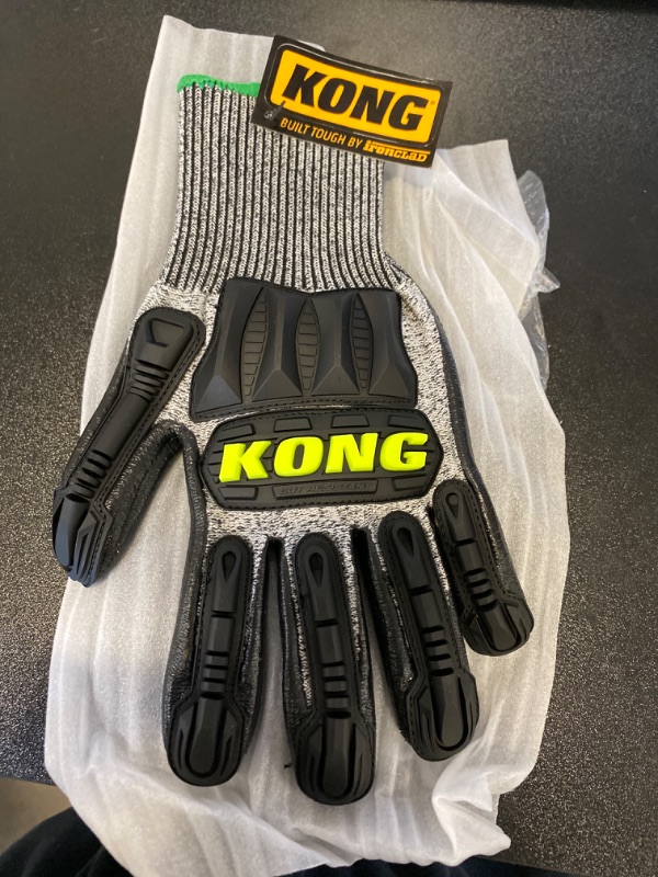 Photo 1 of Ironclad KONG Knit Cut Resistant Glove; TPR Impact Protection, Foam Nitrile Coating, A4 Cut Resistant, Sized S NEW 

