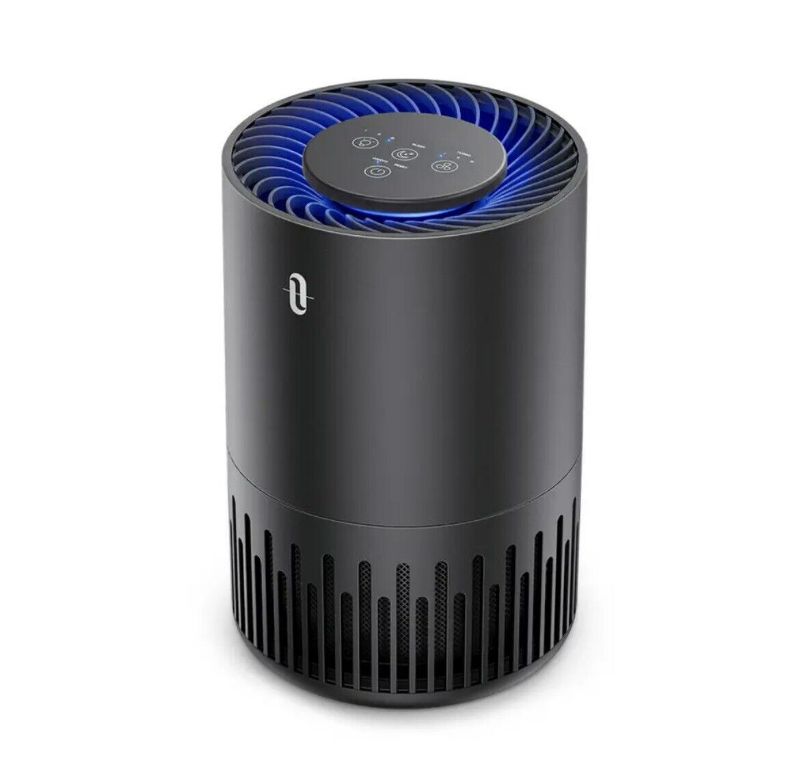 Photo 1 of Taotronics 360 Room True HEPA Air Purifier Black Cleaner Remove Odor Dust NEW 