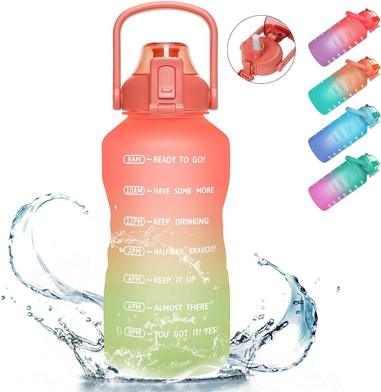 Photo 1 of PASER 64oz Motivational Water Bottle NEW 