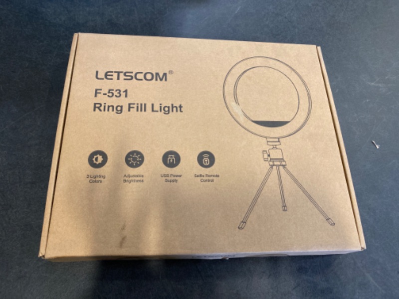 Photo 3 of LETSCOM F-531 RING FILL LIGHT NEW 