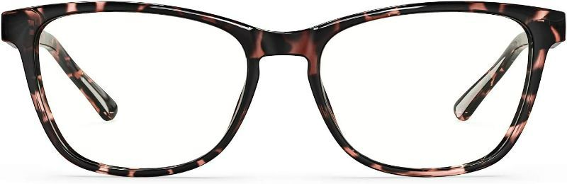 Photo 1 of HSPRO Blue Light Blocking Glasses, Fashion Square Eyeglasses Frame Filter Anti Eyestrain & UV Glare Computer/Reading/Gaming/TV/Phones Glasses for Women Men, Black (Size 53) NEW 