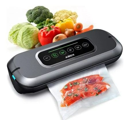 Photo 1 of ABOX Vacuum Sealer Machine, Upgraded Food Saver Vacuum Sealer Machine with Automatic System and LED Progress Display, Vacuum Bags, Starter Kits and Cutter Included NEW 

