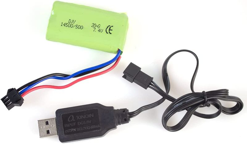 Photo 1 of Rechargeable Battery Pack with USB Charging Cable for Car NEW 