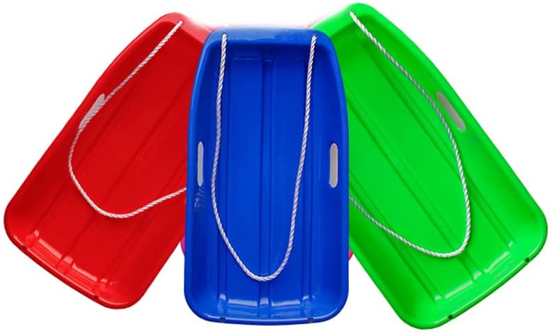 Photo 1 of 3-Pack Plastic Snow Sled for Kids & Adults NEW