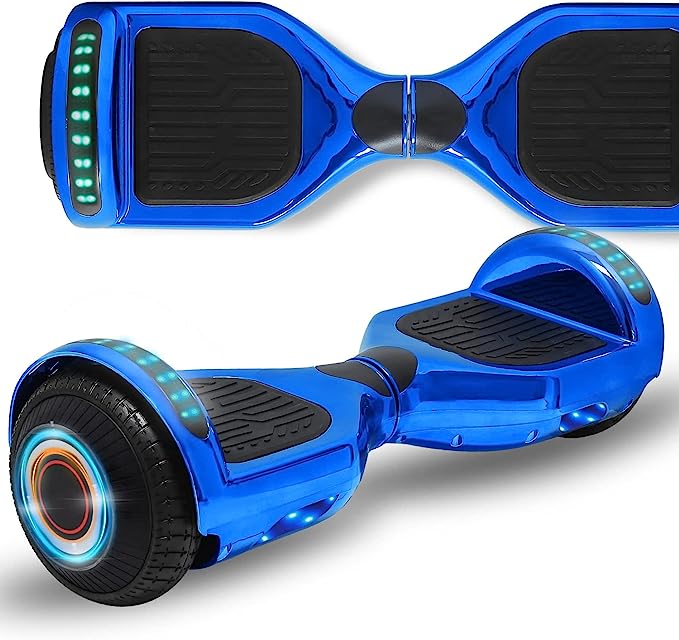 Photo 1 of LongtimeUSA 6.5" Flashing Wheels Rechargeable Battery Self Balancing Scooter Electric Hoverboard for Kids and Adult Bluetooth Speaker LED Lights. Unable to test product 