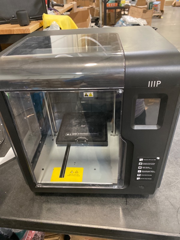 Photo 2 of Monoprice Voxel 3D Printer - Fully Enclosed with Removable Heated Build Plate  Touch Screen, 8GB And Wi-Fi, Black 
