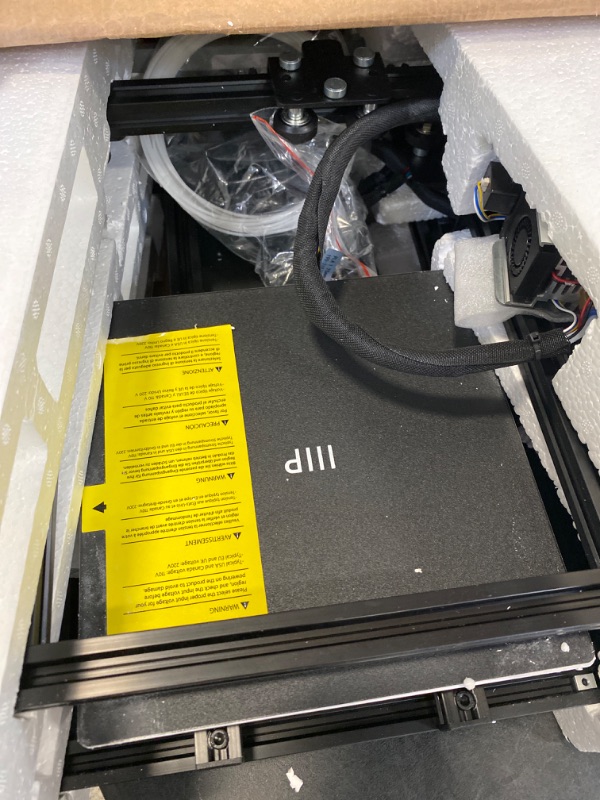 Photo 2 of Monoprice MP10 Mini 3D Printer - Black with  Magnetic Heated Build Plate, Resume Printing Function, Assisted Leveling, and Touch Screen