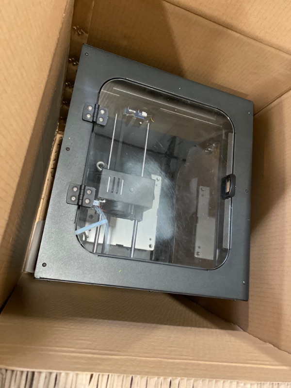 Photo 2 of Monoprice Maker Ultimate 2 3D Printer - with Heated and Removable Glass Built Plate, Auto Bed Leveling, Internal Lighting & Built-in Filament Detector