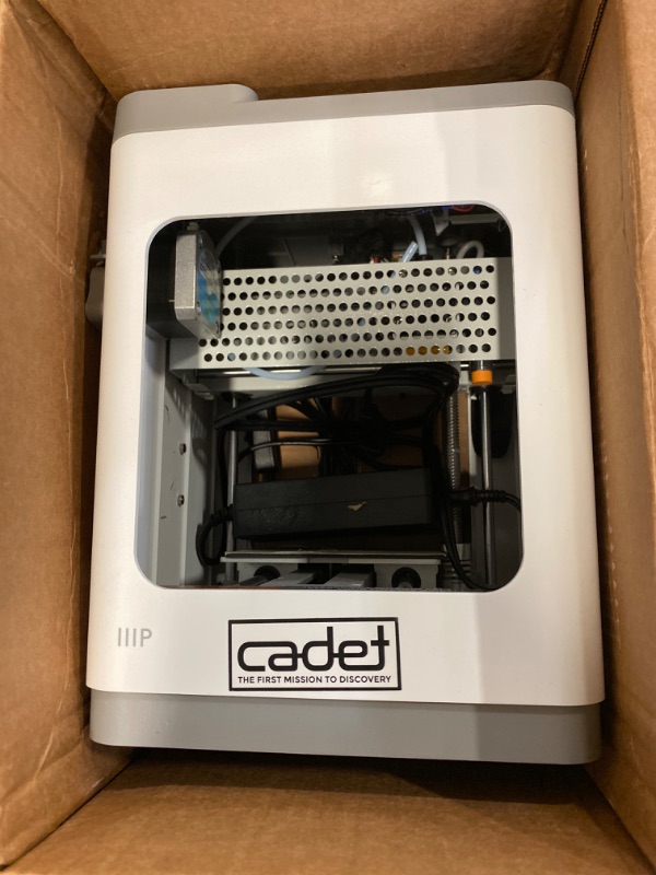 Photo 2 of Monoprice - MP Cadet 3D Printer, Full Auto Leveling, Print Via WiFi, Small Footprint Perfect for a Desktop, Office, Dorm Room, or The Classroom
