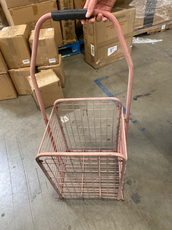Photo 2 of FOR PARTS ONLY, Helping Hand Shopping Cart Stair Climber, PINK