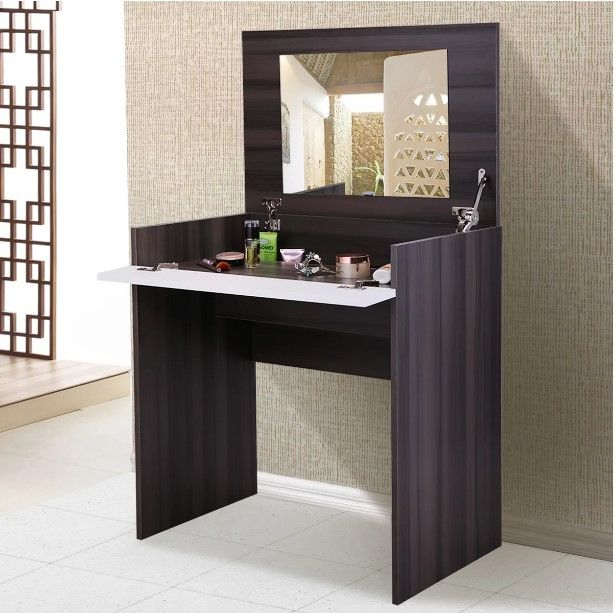 Photo 1 of Jaxpety Vanity Makeup Dressing Table W/Flip-Up Mirror and Jewelry Storage Space Chic Dresser Vanity Table NEW 
