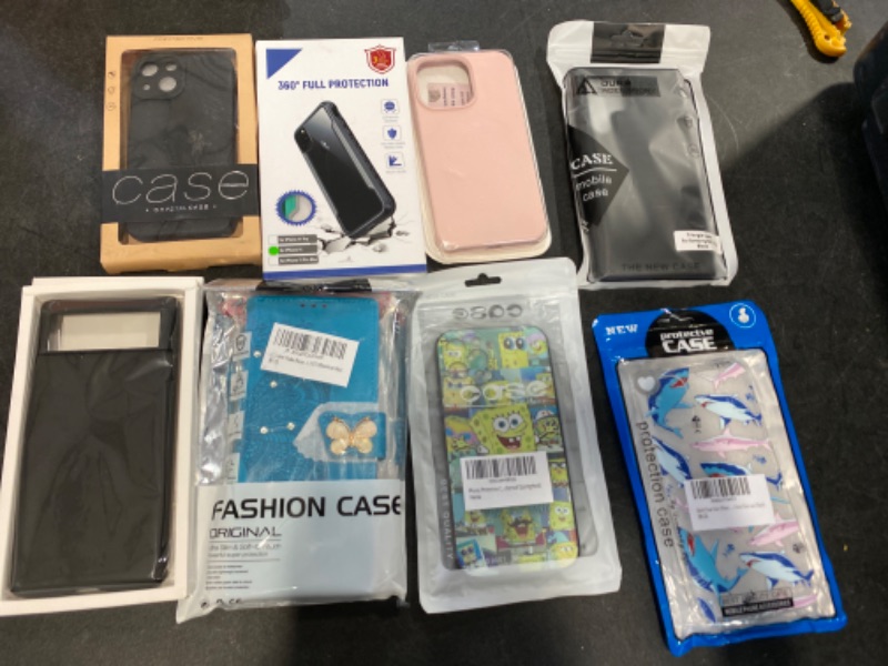 Photo 1 of 8-COUNT ASSORTED PHONE CASES NEW 