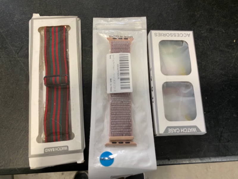 Photo 1 of Assorted Apple watch Band and Cases NEW 